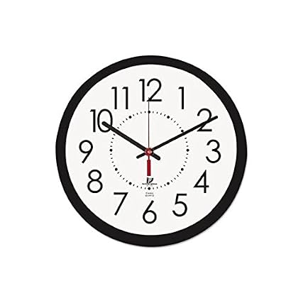 Chicago Lighthouse 14 . 5 Round Electric Wall Clock, 5 ' Cord, Plastic Case, Black product image