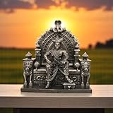Khandoba Martanda Bhairava Idol Perfect for Office Table,Study Table,Car Dasboard and House Warming Color Sliver