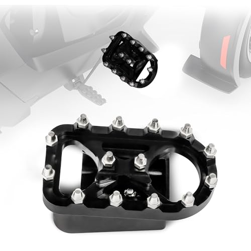 KAMIYONG Brake Pedal Billet Aluminum Extended Pedal Footboards Large Brake Foot Rest Fit for Can-Am Ryker 600, 900, Sport, Rally Edition All Models Tricycle Accessories