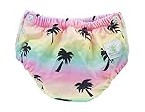Blümchen Schwimmwindel Badewindel Palme BabyBadehose (XL 13-16kg)