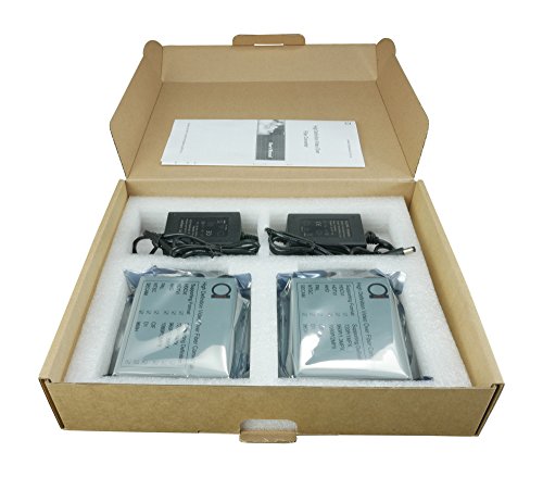 Fiber Converter - Extender Set For Hd 1080P & 2560X1920 (Ahd | Tvi | Cvi | Cvbs - 4-In-1) Video Cctv Over Fiber - Single & Multimode - 1 Km Mm (0.62 Mi) 20 Km Sm (11.42 Mi) Transmitter & Receiver 5Mpx #TOP5