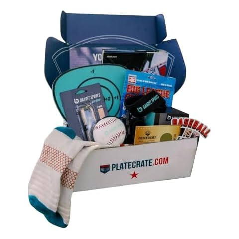 Plate Crate - The Baseball Over Everything Crate - Themed Baseball Bundle Filled with Baseball Training Aids, Gear, Apparel, and Accessories (Youth Extra Large) Cover