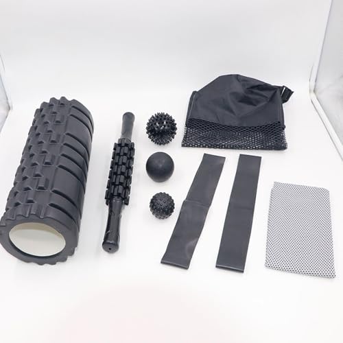 Set de 9 piezas de rodillos de espuma para yoga con palo de masaje y pelotas para recuperación muscular y estiramiento miniatura 6