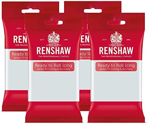Renshaw Baby Pink Ready to roll icing 250g 4 Packets