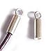 10pcs .925 Sterling Silver Bead 1mm Leather Cord End Cap / Findings / Bright