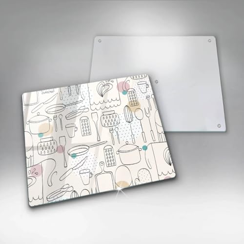 Plaque d'induction protection 60x52cm contre rayures et chocs cuisson - 6
