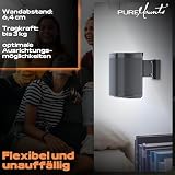 PureMounts® Uchwyt ścienny na głośnik Sonos® One, Sonos® One SL, Sonos® Play1, czarny