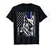 Thin Blue Line Flag K9 Shirt German Shepherd Police Dog Gift