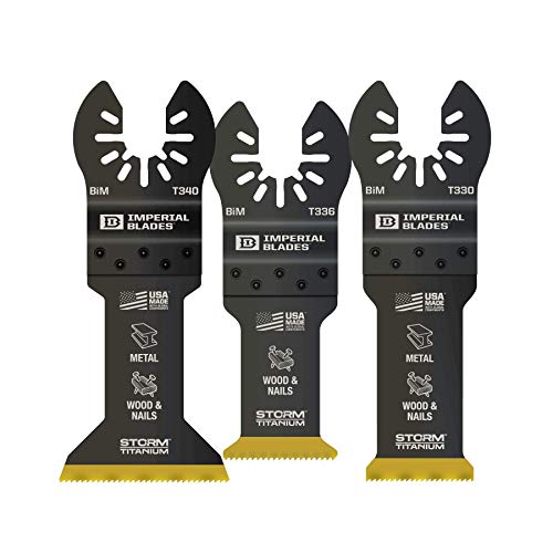 Imperial Blades One Fit™ Storm Titanium Metal/Wood Variety Pack, 3PC, Multi