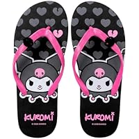 Hello Kitty Chanclas para Mujer y Niñas, Diseño Kuromi Sandalias