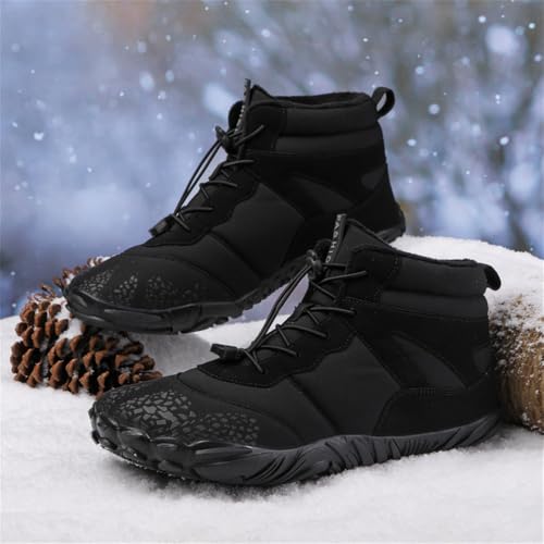Barefoot Shoes Winter,Snow Boots for Women & Men,Warm Fur Lined Waterproof Snow Sneakers Lightweight Non-Slip Snow Boots 5