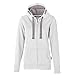 Produktbild HRM Damen Jacket F Kapuzenpullover, Elfenbein (Off-White 10), XX-Large
