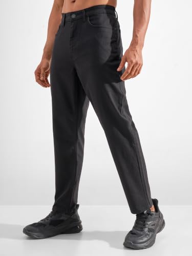 Image of Highlander Men Men's Straight Relaxed Fit Jeans | Stretchable | Everyday Comfort & Style| Jeans for Man|Premium Cotton Blend