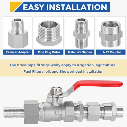 Raccord de tuyau acier inoxydable coude femelle NPT 3/8 pour air huile LP - 7