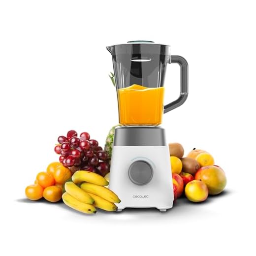 Cecotec Batidora de Vaso Power Black Titanium 1300Max W. 1300 W, 2 Velocidades, Cuchilla de 4 Hojas Con Recubrimiento de Titanio Negro, Jarra de 1,5 L, Función Pulse Tritura y Pulveriza, Picahielo
