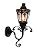 Melody Jane Dolls Houses House Miniature Lighting Electric Light Black Gothic Coach Lamp