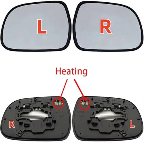 Miroir latéral chauffant de voiture anti angle mort grand angle Lexus RX - 2