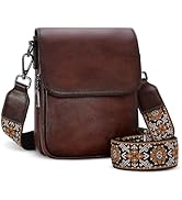 Leather Small Crossbody Bags for Women RFID Blocking Cell Phone Purse Anti-Theft Travel Bag...