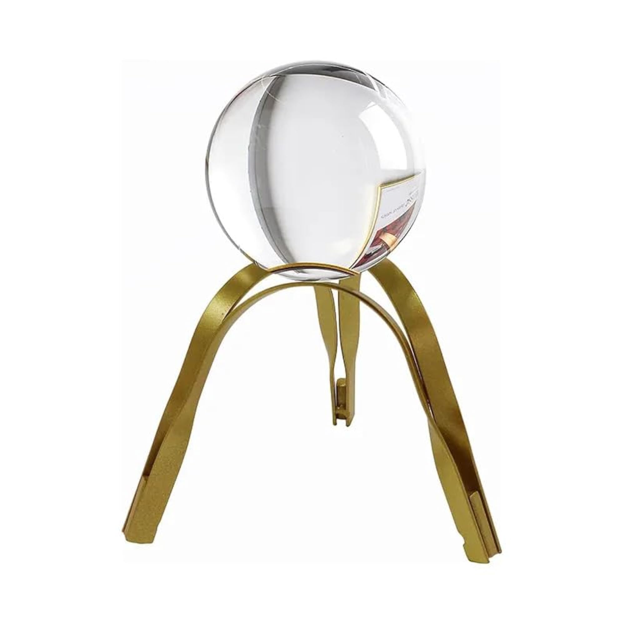 Crystal Ball with Gold Stand