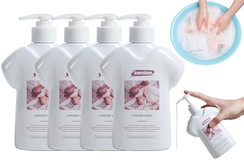 Lingerie Detergent - Double Concentrated, Lady Scented, Delicate Underwear Cleaning Liquid - 10.14 Fl Oz (4, Vanilla)