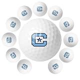 LinksWalker Citadel Bulldogs Official Golf Balls, 12 Pack
