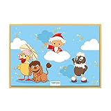 Trötsch Unser Sandmännchen Pop-up Karte Sandmännchen und Freunde: Grußkarte mit Umschlag Pop-up 3D Effekt Überraschung Geschenkidee Geschenk