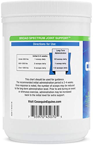 Nutramax Cosequin Asu Joint Health Supplement For Horses - Powder With Glucosamine, Chondroitin, Asu, And Msm, 500 Grams #TOP1