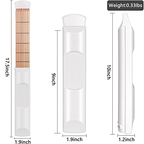 Pocket Guitar Practice Neck, Guitar Trainer 6 Fret Portable Guitar Chord Practice Tool For Beginner #TOP2