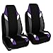 FH Group FB133PURPLE102 Bucket Seat Cover (Supreme Modernistic Airbag Compatible (Set of 2) Purple)