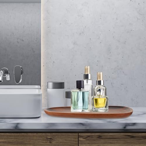 Bandeja para joyas y artículos diversos hecha de madera de acacia pequeña irregular 4