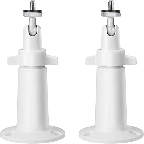 Vista 15 de OLAIKE Smart Home - Soporte de pared de metal ajustable para interiores y exteriores (paquete de 2) para cámara Ring Stick Up con cable/batería