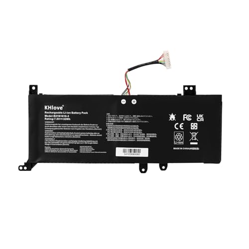 KHlove C21N1818-3 B21N1818-3 Laptop Battery for ASUS VivoBook A509 D509 F509 M509 X509 A409JA A409JB A409JP X409DA X409BA A409 D409 F409 F4 09 M4 M09 X409 D409BA D409DA M409BA M409DA F409FA A409MA