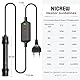NICREW Aquarium Heizer 100 W, Temperatur einstellbare Aquarium Heizung mit Controller für Aquarien bis 80 L, Überhitzungsschutz