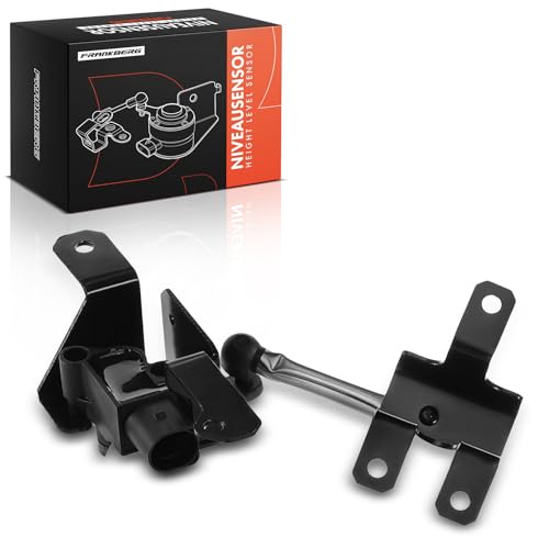 Frankberg Niveausensor Höhensensor Hinten Links Kompatibel mit A3 Q3 TT Altea Leon Toledo III Yeti Beetle Caddy Golf P-a-s-s-a-t 2003-2021 1K0941273L