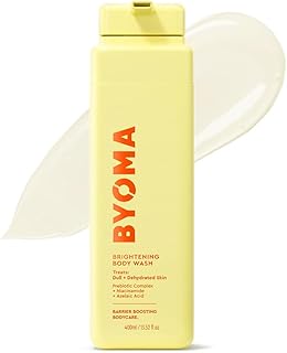 BYOMA Brightening Body Wash - Creamy Formula with Niacinamide & Azelaic Acid for Dull, Dehydrated Skin - Brightens & Evens Tone - Skin Barrier Repair - 16.9 Fl. Oz