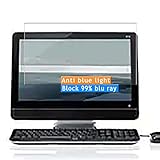 Vaxson 2-Pack Anti Blue Light Screen Protector, compatible with HP Pro All-in-One MS218 Business PC AIO 18.5' TPU Film Protectors Sticker [ Not Tempered Glass ]