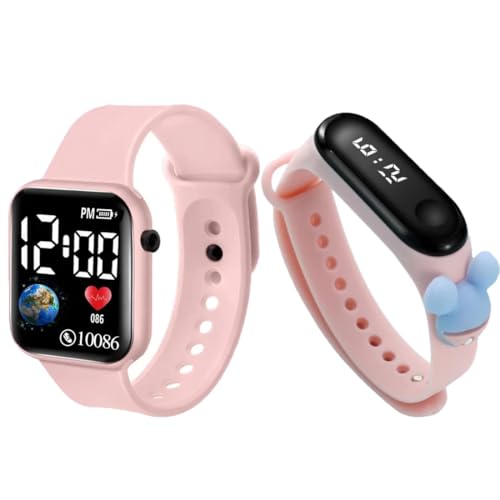 GOLDENIZE FASHION Stylish Waterproof Kids Digital Date and Time B...