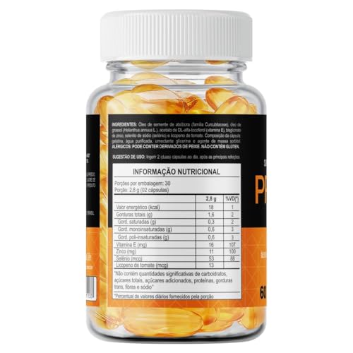 Kit 3x Oleo de Girassol e de Semente Abóbora Pro Max 40+ Com Vitamina E Suplemento Alimentar 1400mg