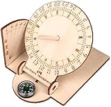 Quadrante Solare Equatoriale Orologio in Legno Modello Scientifico Fai Da Te Aiuto Educativo Giocattoli Per Il Trattamento Pratica