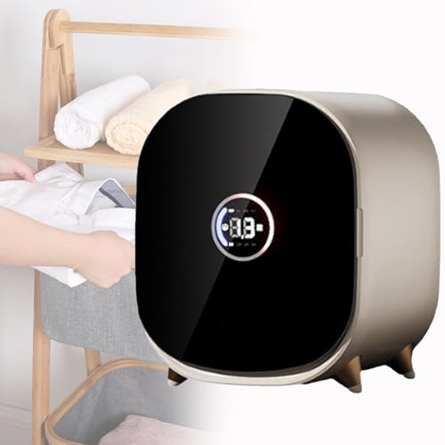 Spdazzleburst Secadora de condensación pequeña, Secadora de ventilación, Capacidad de 0,8 kg, para Uso en encimera o Montaje en Pared, compacta, Mini Secadora centrífuga, para el hogar