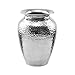 Produktbild BUTLERS Oriental Lounge Orientalische Vase Höhe 21cm in Silber - Blumenvase aus Aluminium, gehämmert - Gefäß und Deko