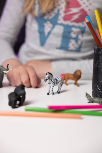 Papo 33020 - Mini Tubo Animali Selvaggi Set 1, Pvc - 2