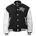 Produktbild Mil-Tec NY Baseball Jacke mit Patches (Schwarz/Weiß/XL)