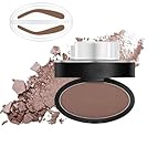 Eyebrow Seal Stamp Powder - Light Brown Complete Nature Tinting Coloring Kit - Easy and Natural Looking Brows, Waterproof Eyebrow Powder Kit for Flawless Eye Brows Make Up