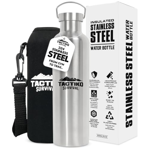 Tactiko Insulated Camping Water Bottle