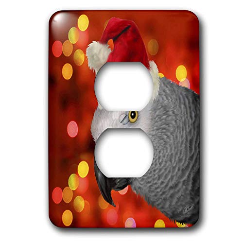 Père Noël 2 prises de prise interrupteur décoratif 3dRose durable - 2