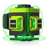 Laser Level-3x360° self leveling -150ft/40m Laser Level Self leveling Green Cross Line-laser measure