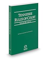 Tennessee Rules of Court - Local, 2019 ed. 1539205908 Book Cover