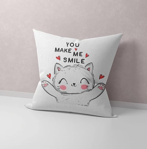 Image of SCPmarts Printed Cushion Cover Home Decorative Pillow for Sofa Soft Solid Square Throw Pillow Cushion Covers Satin Cushion Covers Set of 5 Size 16 x 16 Inch (Design 37)