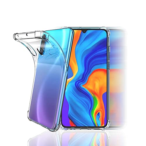 FOR Huawei P30 lite 用の ケース カバー クリア ソフトTPU 透明 HUAWEIP30lite 保護カバー 耐衝撃 画面レンズ保護 軽量 薄型 ァーウェイ Nova 4e HWV33 スマホケース エアバッグ 黄変防止 柔らかい すり傷防止 指紋防止 耐久 携帯カバー Huawei P30 lite